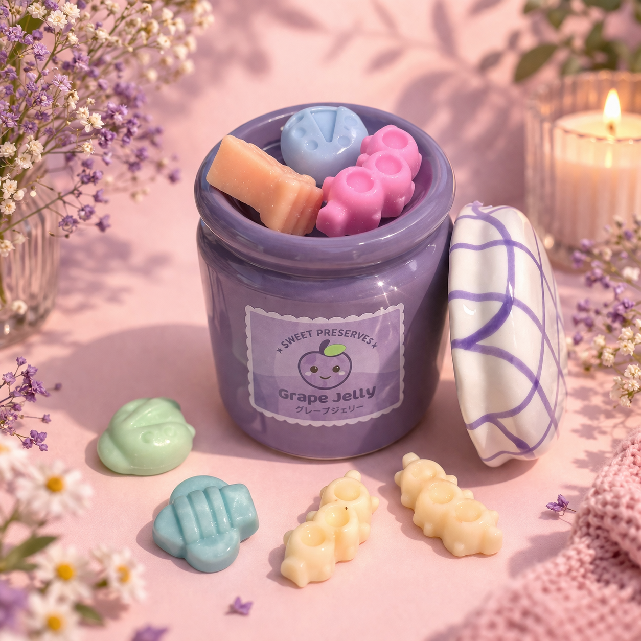 Brûleur de confiture lilas
