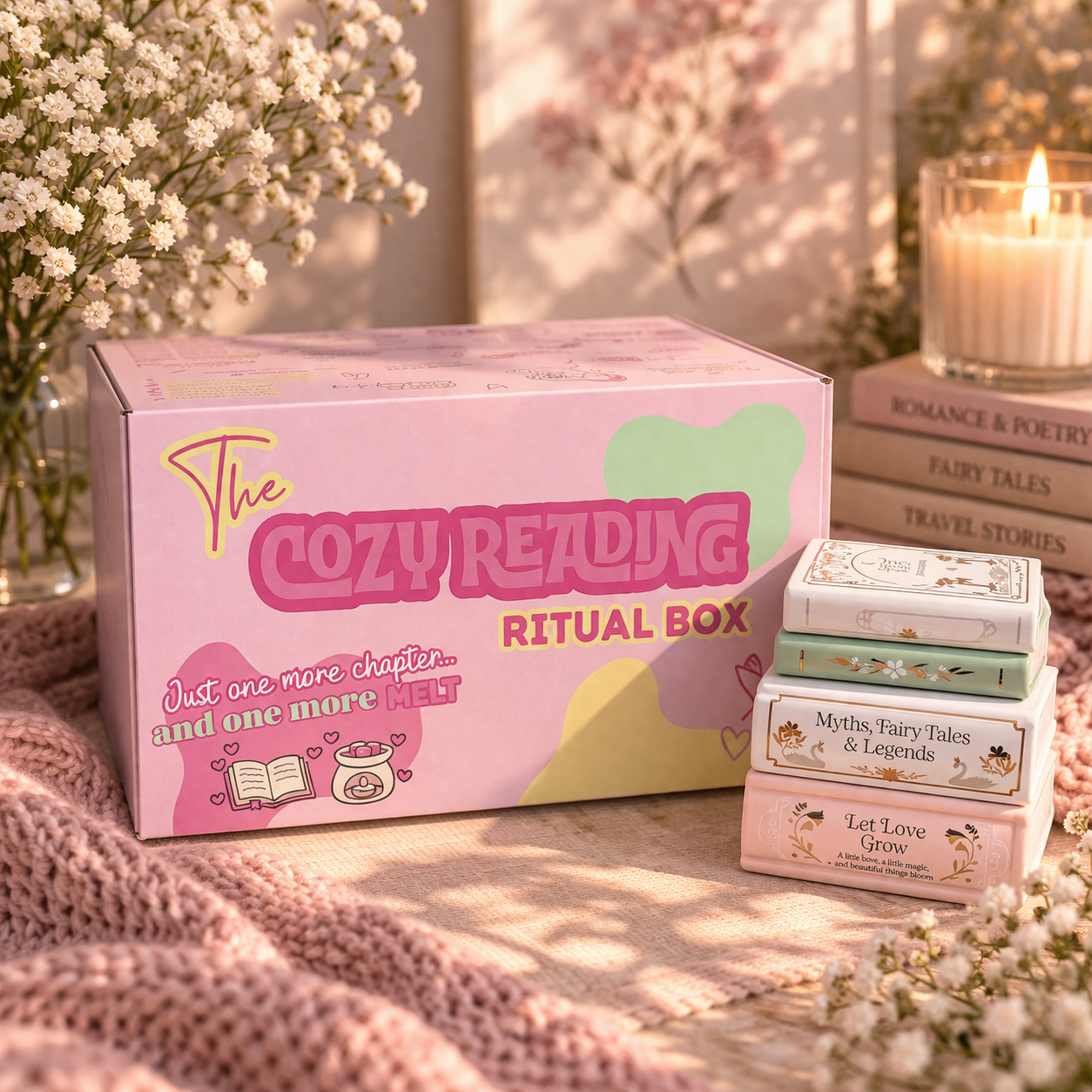 COFFRET LECTURE ✨THE COZY READING RITUAL BOX✨