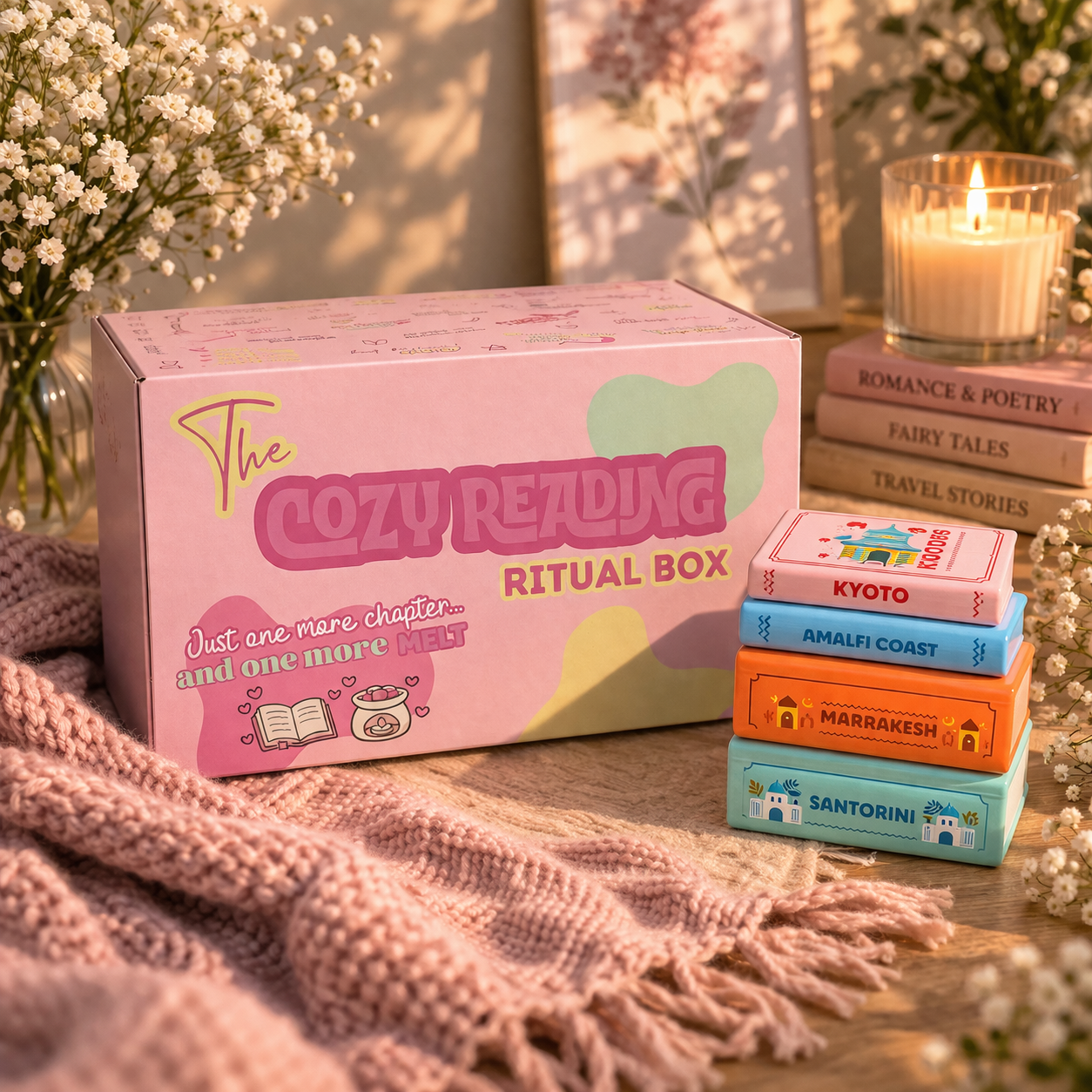COFFRET LECTURE ✨THE COZY READING RITUAL BOX✨
