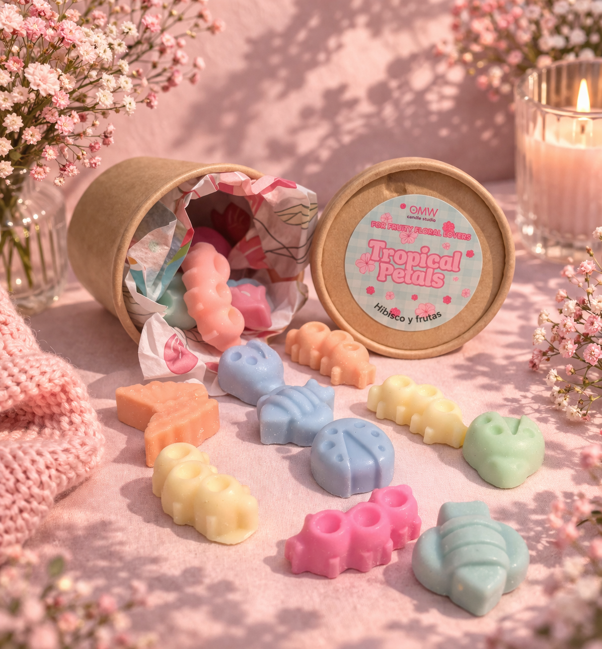 Wax melts - Pétales tropicaux (Hibiscus et fruits)