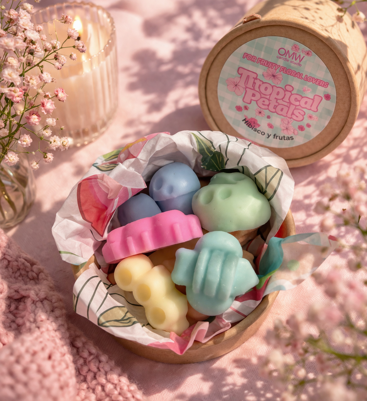 Wax melts - Pétales tropicaux (Hibiscus et fruits)