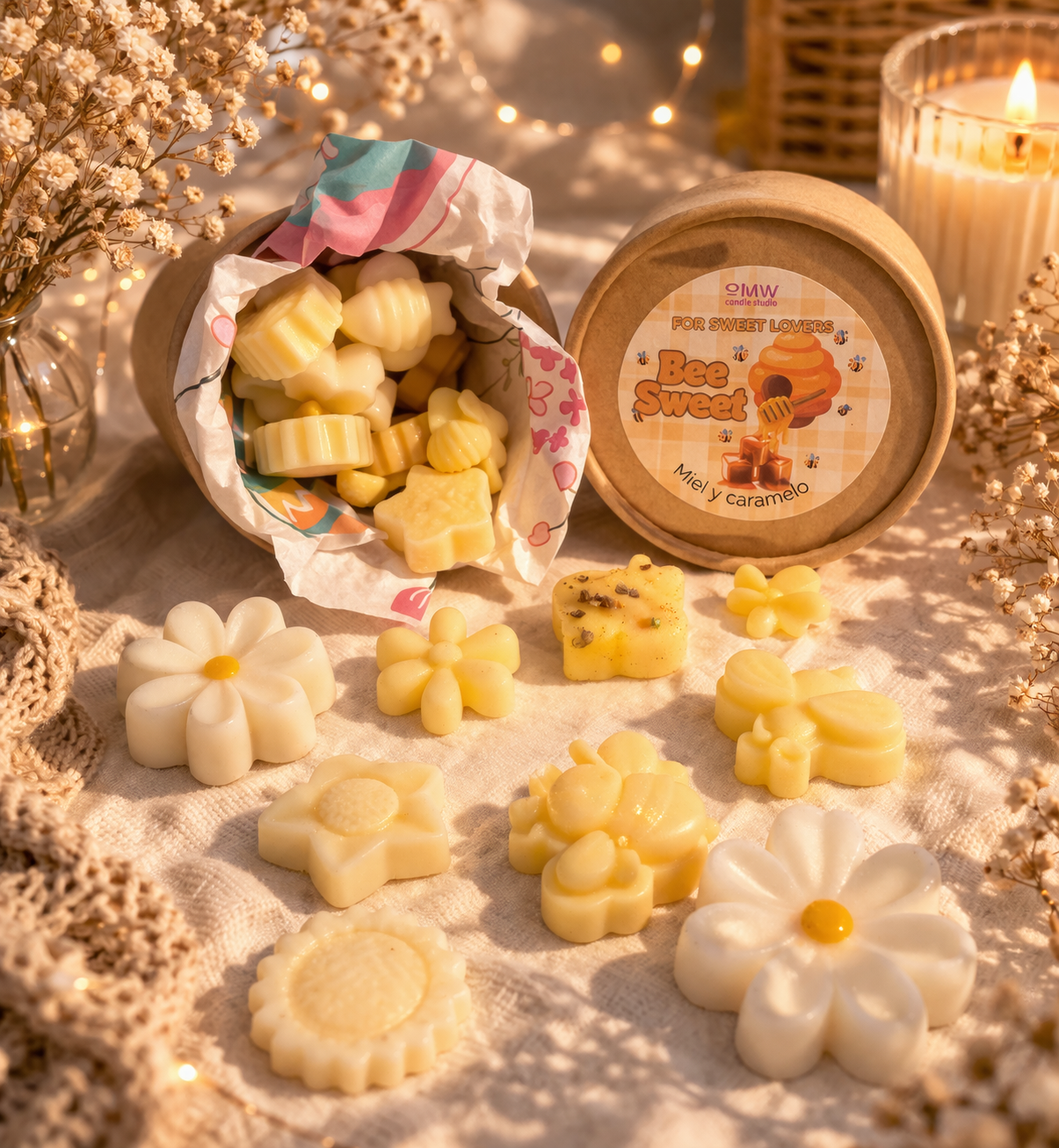 Cires parfumées - Bee Sweet (Caramel et miel)