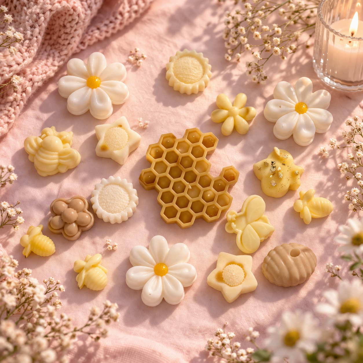 Cires parfumées - Bee Sweet (Caramel et miel)