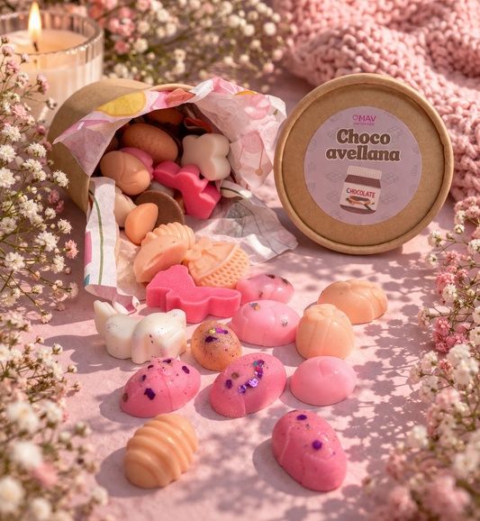Galets de cire fondue - Chocoboisette