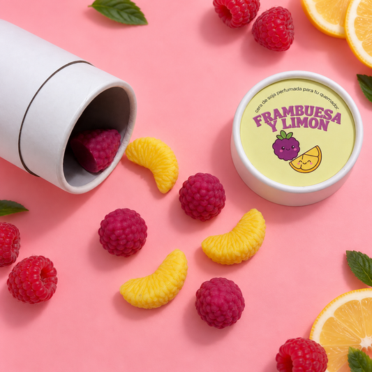 Cires parfumées à faire fondre - Framboise et citron