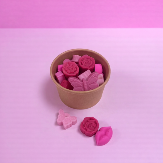 Galets de cire fondue - Pivoines