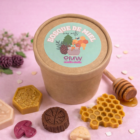 Fonds de cire fondue - Forêt de miel