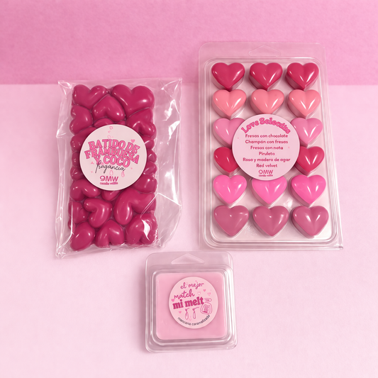 Pack de cires parfumées - LOVE (8 senteurs)