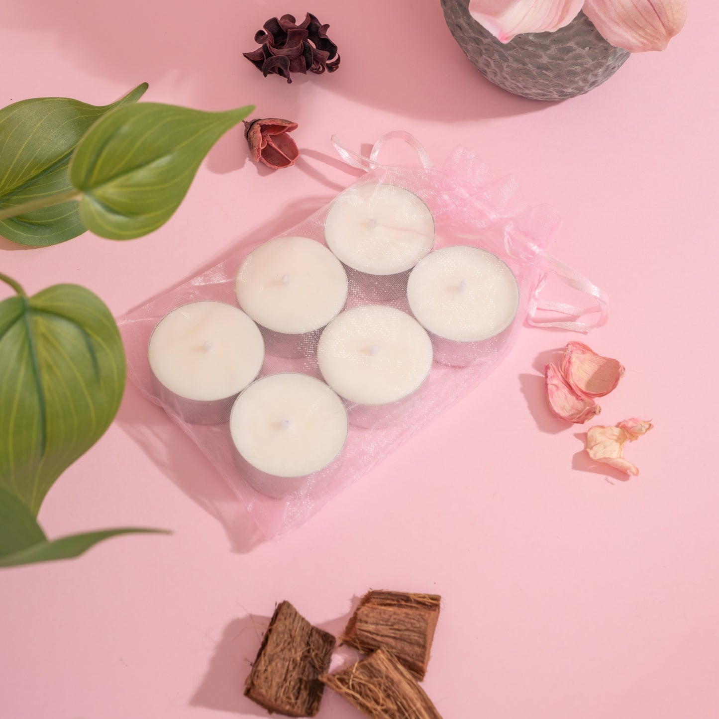Lot de bougies chauffe-plat non parfumées pour brûleur