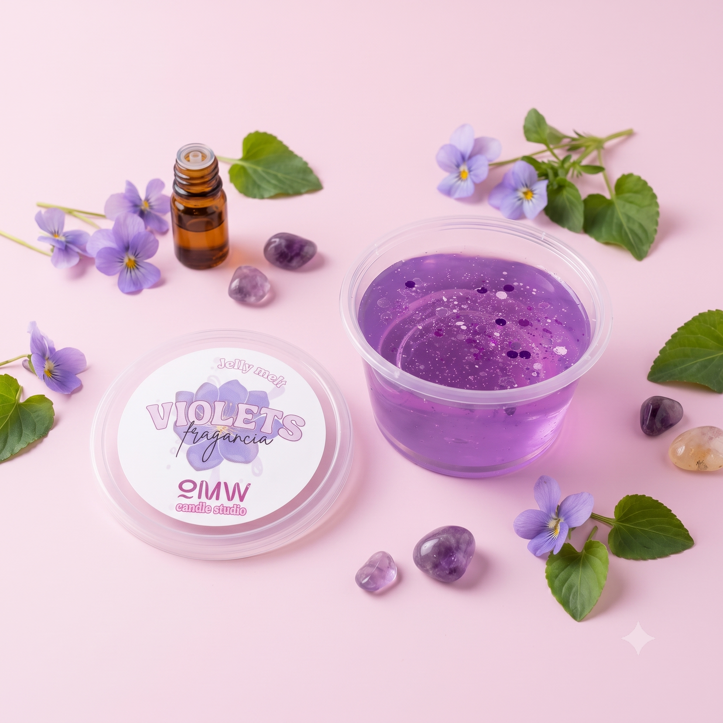 Fondant de gelée - Violettes
